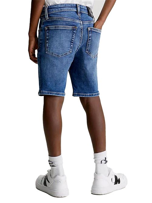 CALVIN KLEIN Denim Shorts for Boys CALVIN KLEIN | IB0IB02006T1BJ